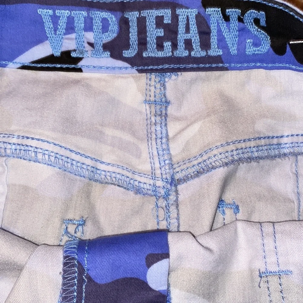 Blue camo Baggy Jeans - Picture 4 of 5